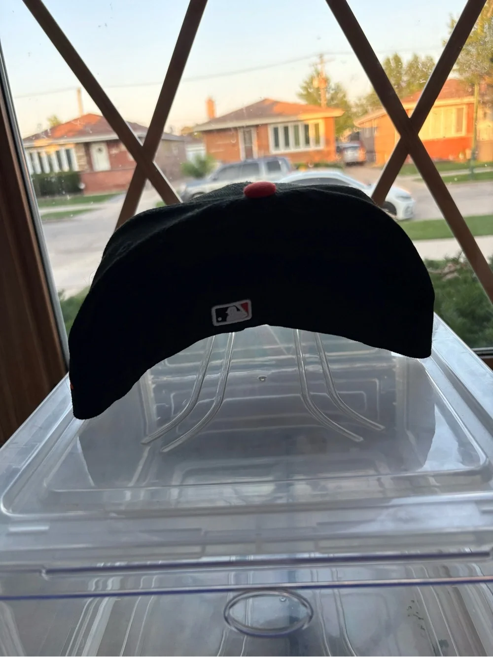 New Era Black & Red Orioles 59FIFTY Fitted Hat with 410 Maryland Patch